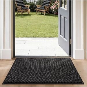 COSY HOMEER-Door-Mat 24"x36" Non Slip Absorbent Entryway Rugs Dirt Trapper